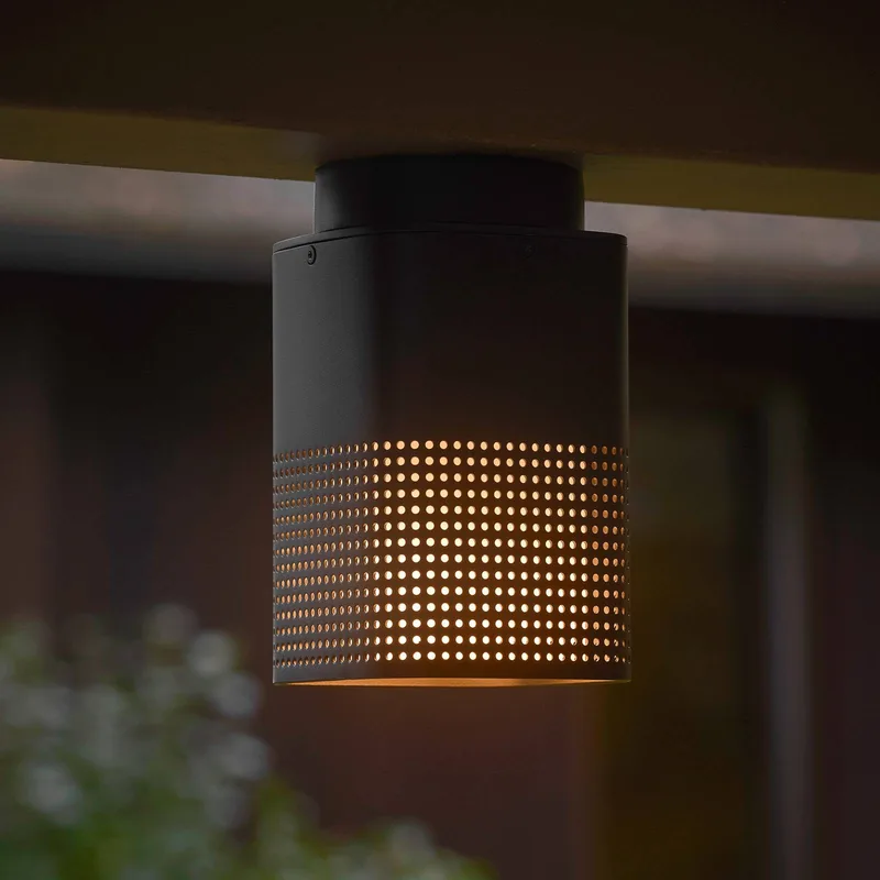 Sidara Seaside buiten-downlight, IP54, E27 från Nordlux i Svart – produktbild 1 av 4