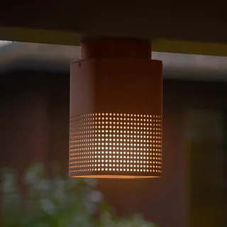 Sidara Seaside buiten-downlight, metallic, IP54, E27 van Nordlux in Bruin – productfoto 1 van 4