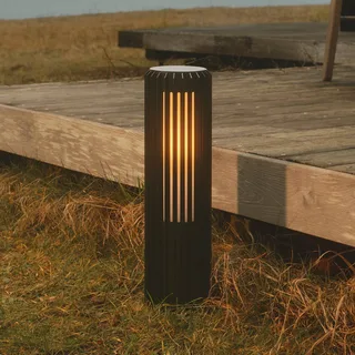 Sokkellampe Aludra 45 Seaside, aluminium fra Nordlux i Sort – produktbillede 1 af 4