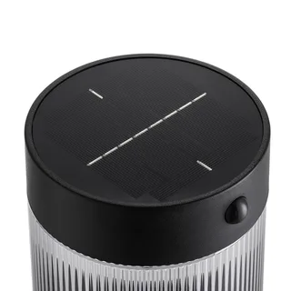 Coupar Solar Lampe de Jardin Noir de Nordlux en Noir, Transparent – photo produit 4 sur 5