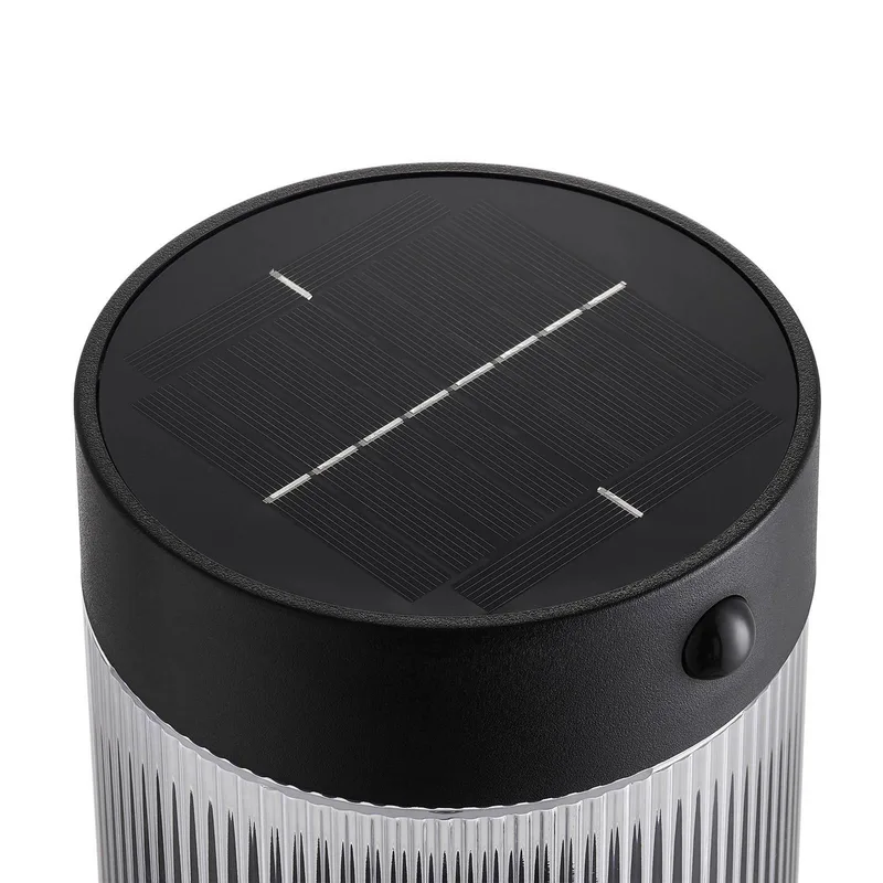 Coupar Solar Lampe de Jardin Noir de Nordlux en Noir, Transparent – photo produit 4 sur 5