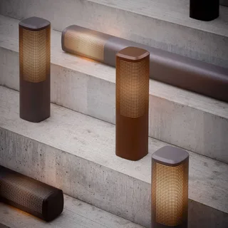 Staande sokkellamp Sidara 45 Seaside, aluminium, IP44, E27 von Nordlux in Schwarz – Produktfoto 5 von 5
