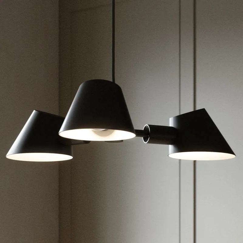 Stay 3 Hanglamp Zwart - DFTP DFTP by Nordlux - Woonkamer - Modern - Metaal - Meerdere lampen de Nordlux – photo produit