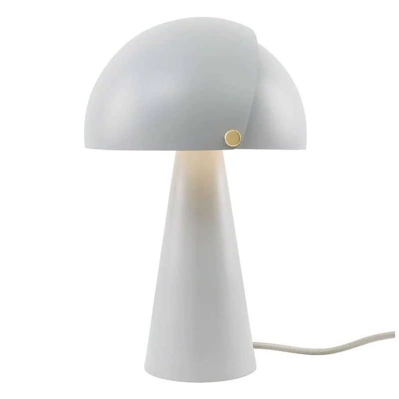 Align bordlampe med vippeskærm, grå fra Nordlux i Grå, Messing – produktbillede 4 af 4