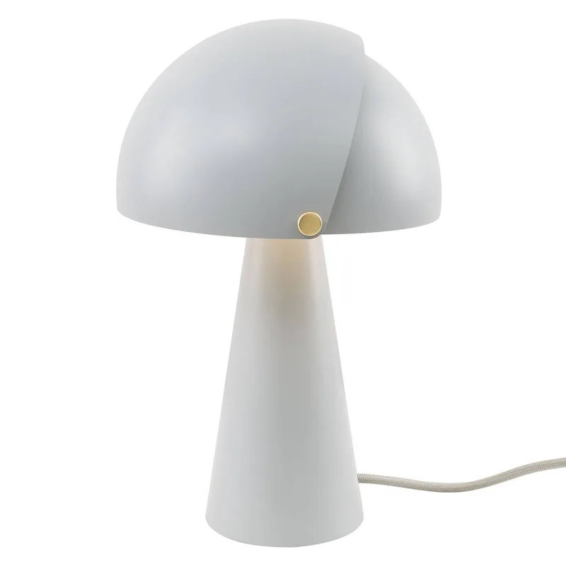 Align bordlampe med vippeskærm, grå fra Nordlux i Grå, Messing – produktbillede 3 af 4
