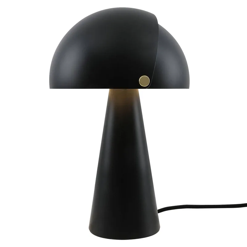 Lampe à poser ALIGN métal noir IP20 E27 - DFTP, Intérieur de Nordlux en Noir, Laiton – photo produit 4 sur 4