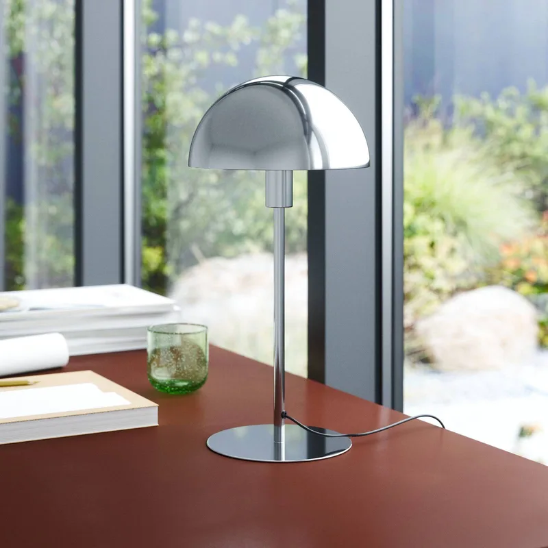 Bordslampa Ellen 20, metall, sockel E14 från Nordlux i Krom – produktbild