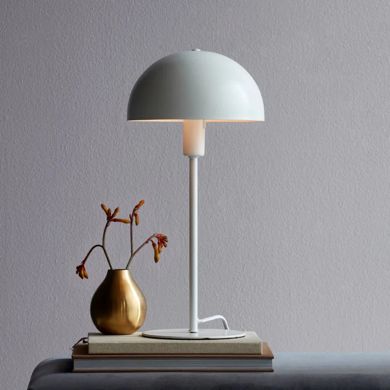 Bordslampa Ellen 20, metall, sockel E14 från Nordlux i Vit – produktbild 2 av 2