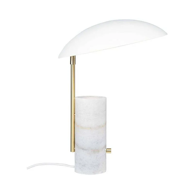 Design For The People Mademoiselle Tischleuchte 41,7 cm Weiß von Nordlux in Weiß, Messing – Produktfoto 2 von 2