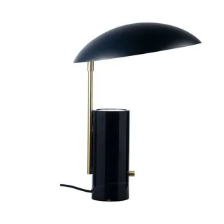 Tafellamp Mademoiselles, marmer-lamphouder, zwart de Nordlux en Noir, Laiton – photo produit 2 sur 2