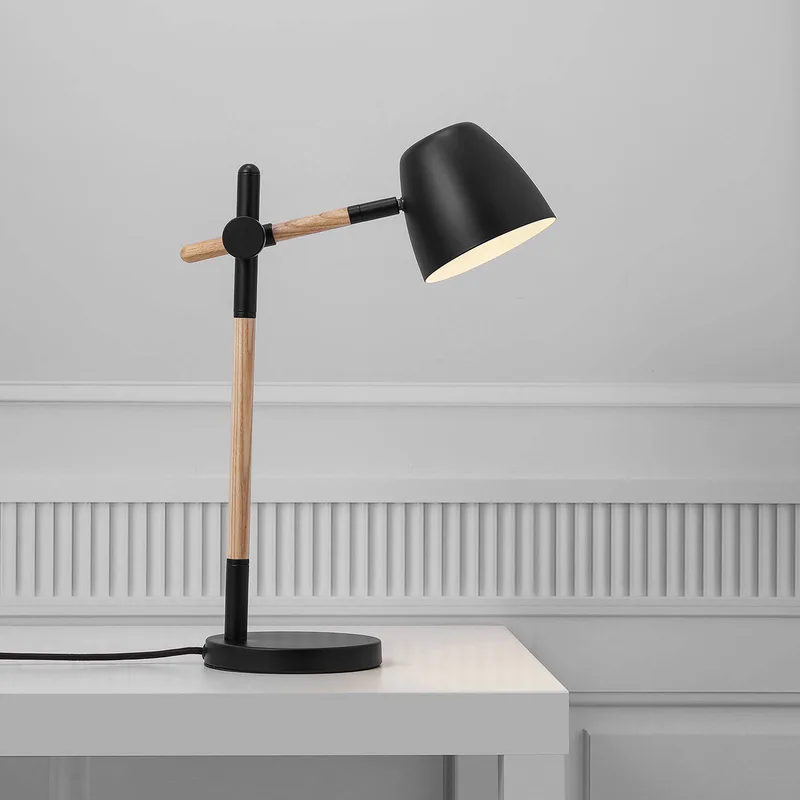 Theo 2112645003 lampe de table GU10 de Nordlux en Noir – photo produit 3 sur 3