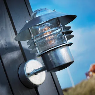 Tidlös utomhusbelysning Vejers utan sensor från Nordlux i Zilvergrijs, Transparent – produktbild 2 av 5