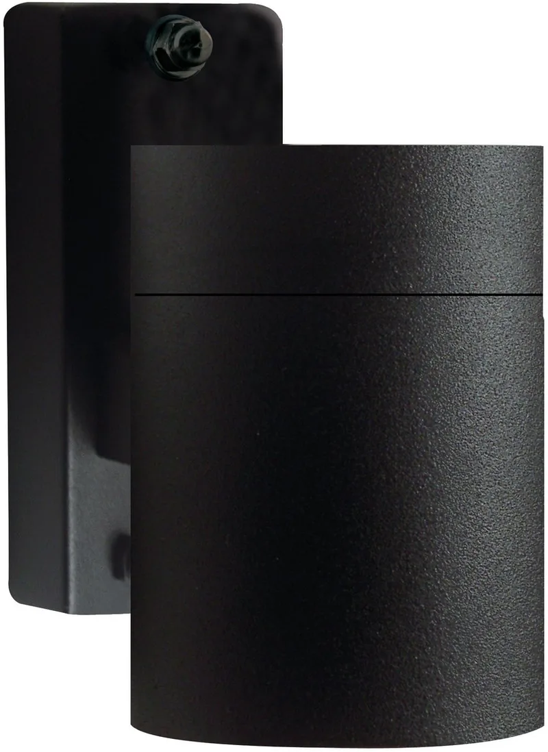 Tin Single - Wandlamp - GU10 fra Nordlux i Sort – produktbillede