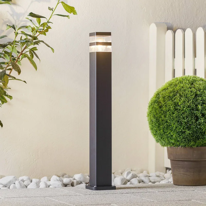 Elm-vejlampe i kantet design fra Nordlux i Sort – produktbillede 2 af 5