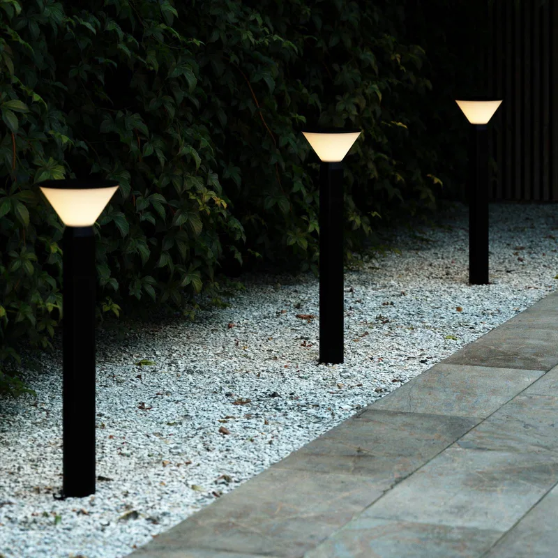 Vejlampe Noorstad i sort fra Nordlux i Sort, Hvid – produktbillede