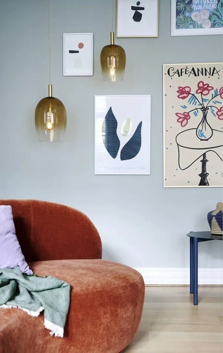 Uma 18, hanglamp van Nordlux in Amber – productfoto
