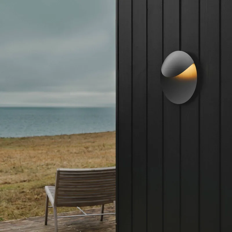 Valopin Seaside LED buitenwandlamp van Nordlux in Zwart – productfoto 1 van 3