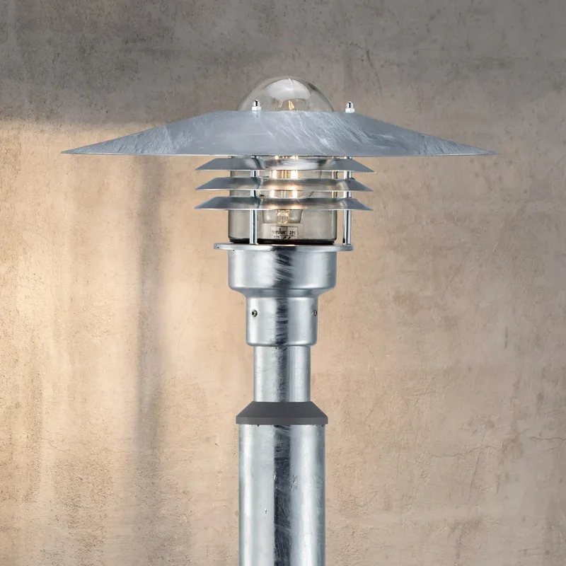 Vejers Lampe de Jardin 2 m Galvanised de Nordlux – photo produit