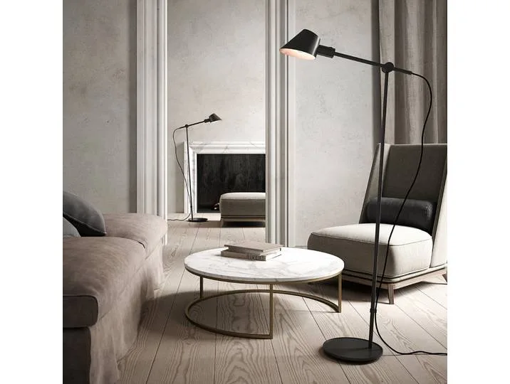 Stay gulvlampe op/ned, sort fra Nordlux i Sort – produktbillede 2 af 2