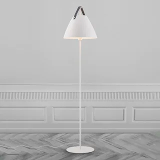 Vloerlamp Strap van metaal met leren band från Nordlux i Vit – produktbild 4 av 5