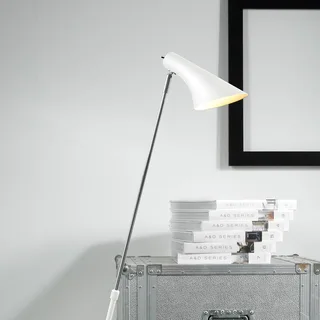 Vloerlamp Vanila, justeerbaar, wit fra Nordlux i Hvid, Sølv – produktbillede 2 af 5