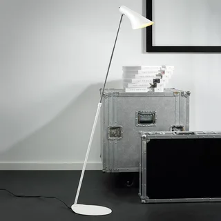 Vloerlamp Vanila, justeerbaar, wit fra Nordlux i Hvid, Sølv – produktbillede 5 af 5