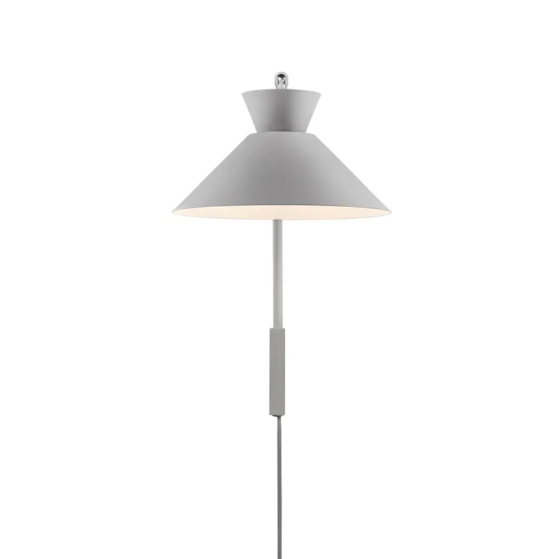 Applique murale DIAL métal gris IP20 E27 de Nordlux en Gris – photo produit 2 sur 2
