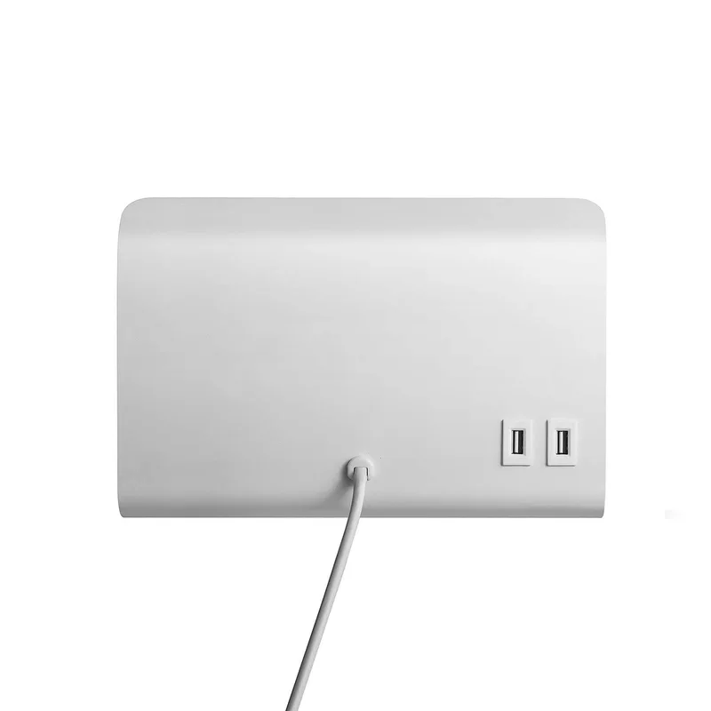 Wandleuchte Roomi mit Ablage und USB von Nordlux in Weiß – Produktfoto 4 von 4