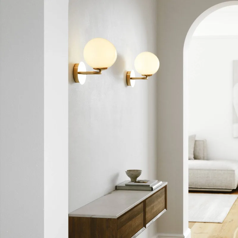 Applique Shapes de Nordlux en Blanc, Laiton, Noir – photo produit