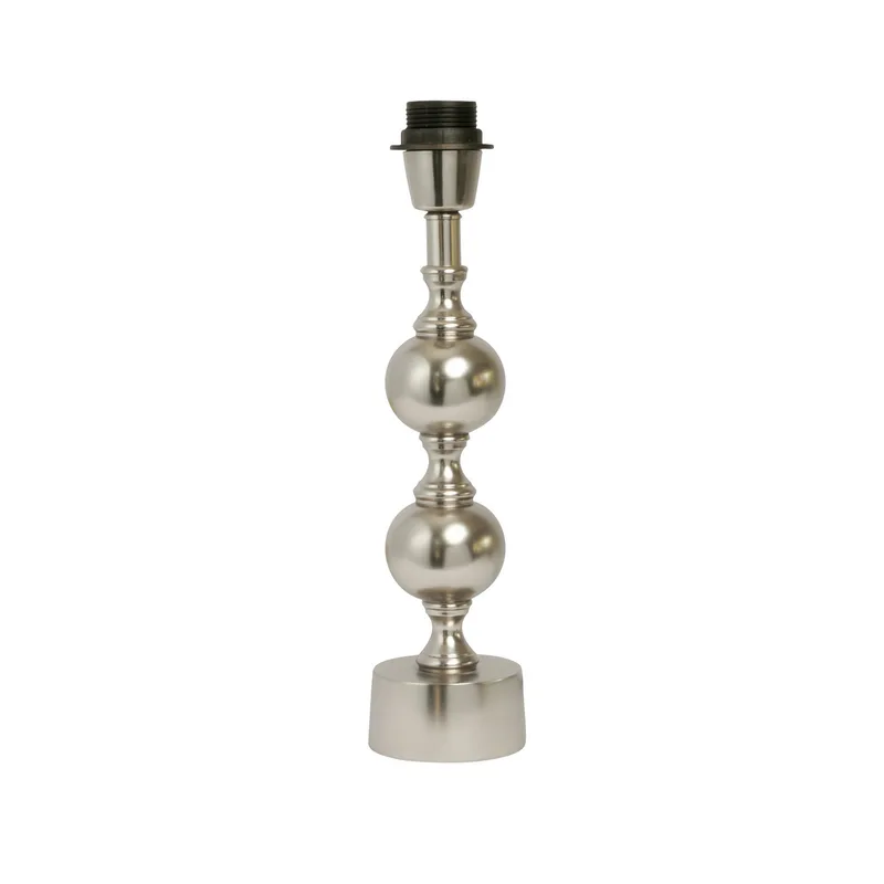 Deborah-tafellamp, zilver, hoogte 35 cm, aluminium van Watt & Veke – productfoto