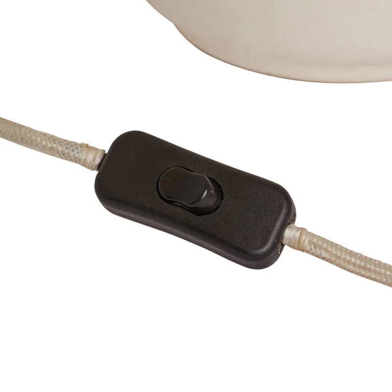Evy-tafellamp, wit, hoogte 37 cm, keramiek, E27 de Watt & Veke – photo produit
